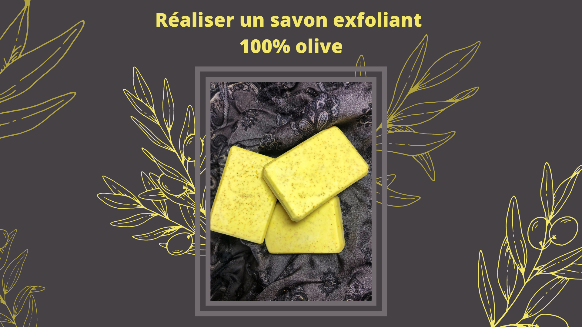 savon exfoliant  100% olive